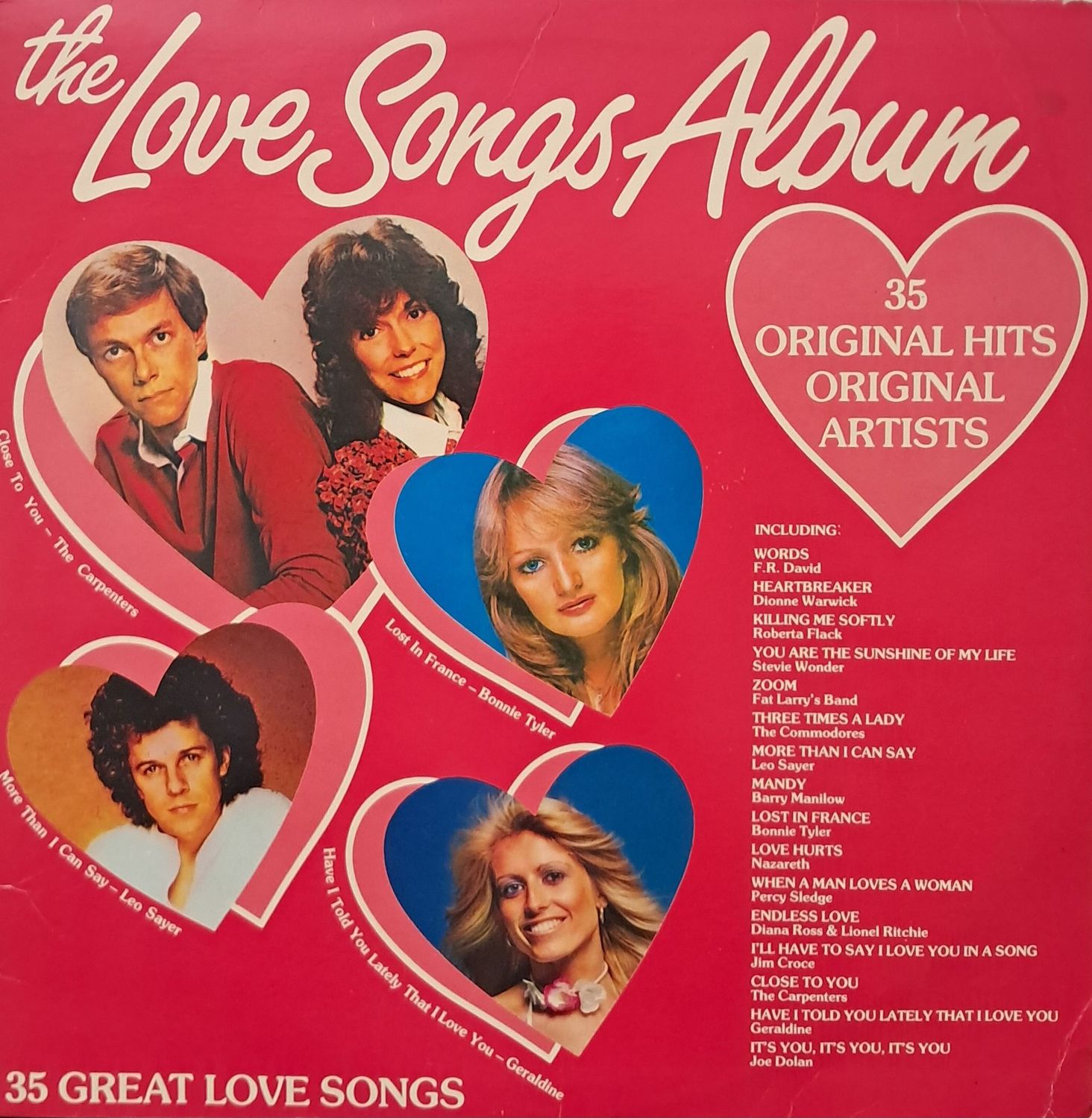 Various – The Love Songs Album (2XLP - 1983 - Gatefold)