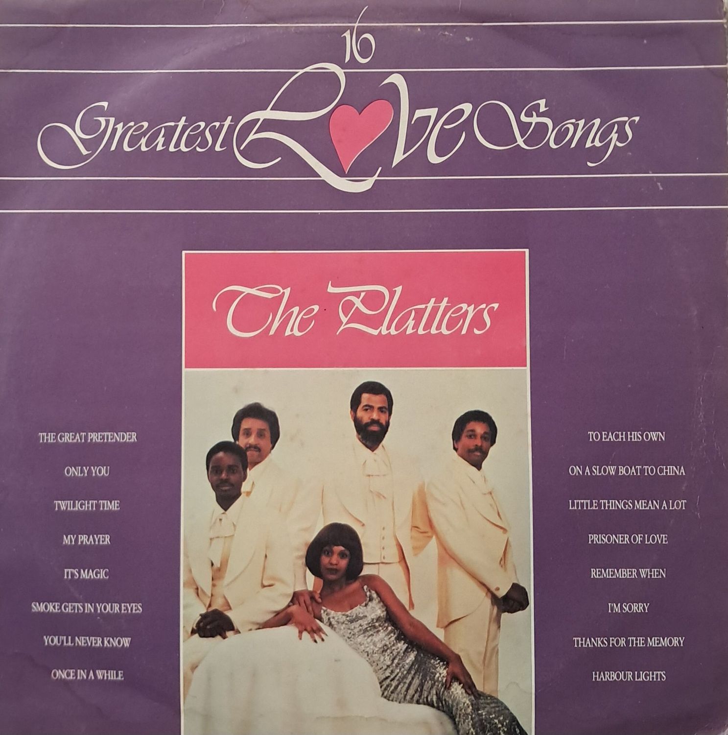 The Platters – 16 Greatest Love Songs (1986)