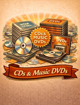 CD's & MUSIC DVD's