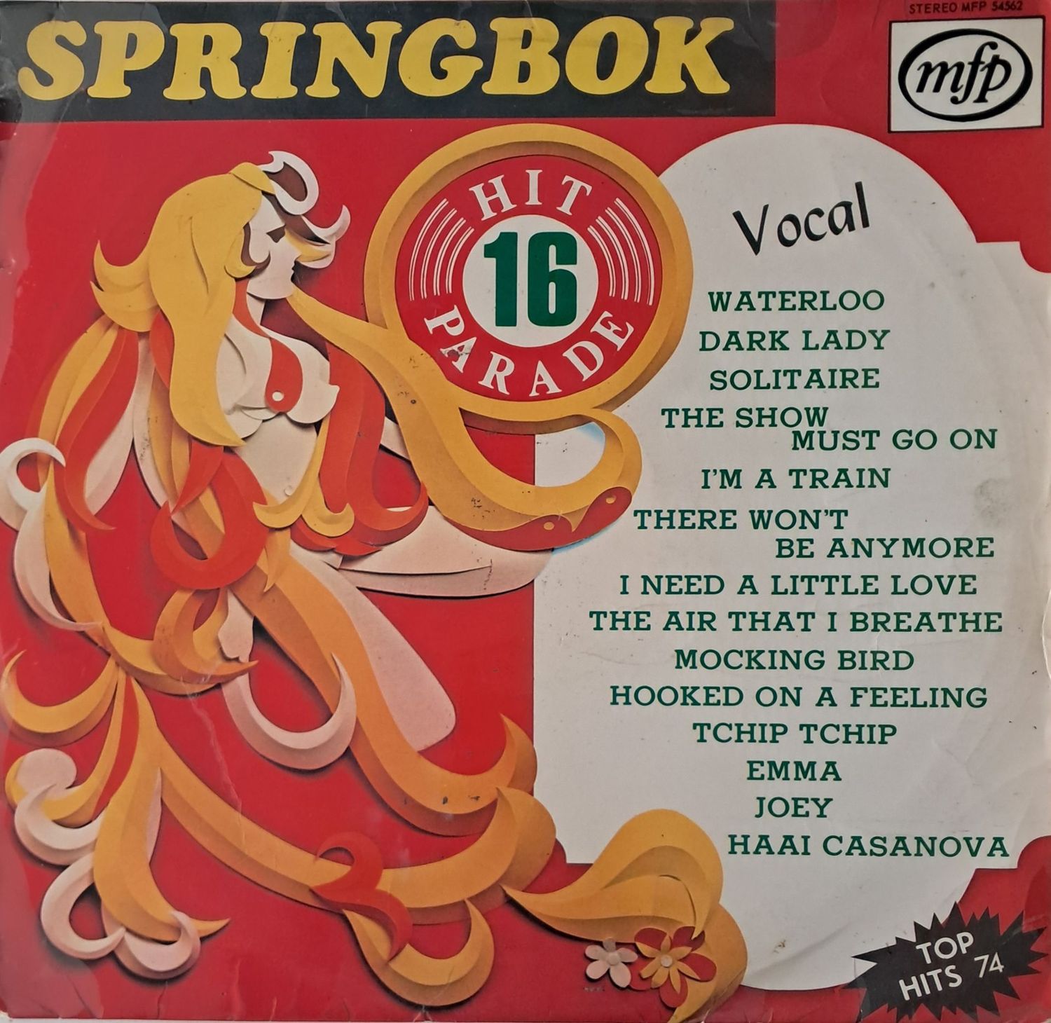 Unknown Artist – Springbok Hit Parade 16 (1974) Unknown Artist – Springbok Hit Parade 16 (1974)
