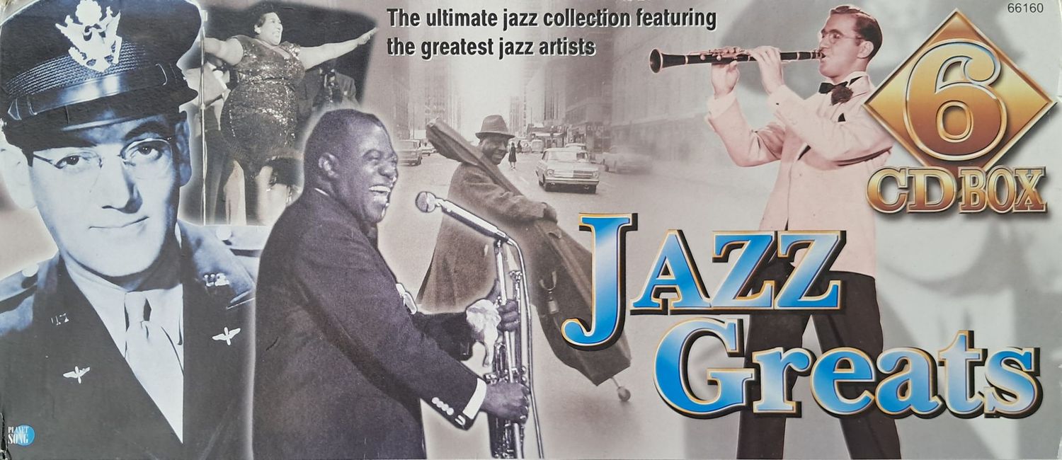 The Ultimate jazz collection featuring the greatest jazz artists. Jazz Greats (6 CD Box Set) The Ultimate jazz collection featuring the greatest jazz artists. Jazz Greats (6 CD Box Set)