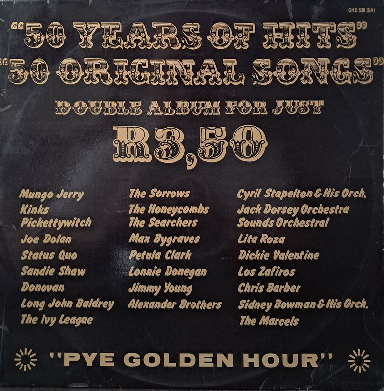 Various – Golden Hour: 50 Years Of Hits  (2XLP) (1975) (Gatefold)