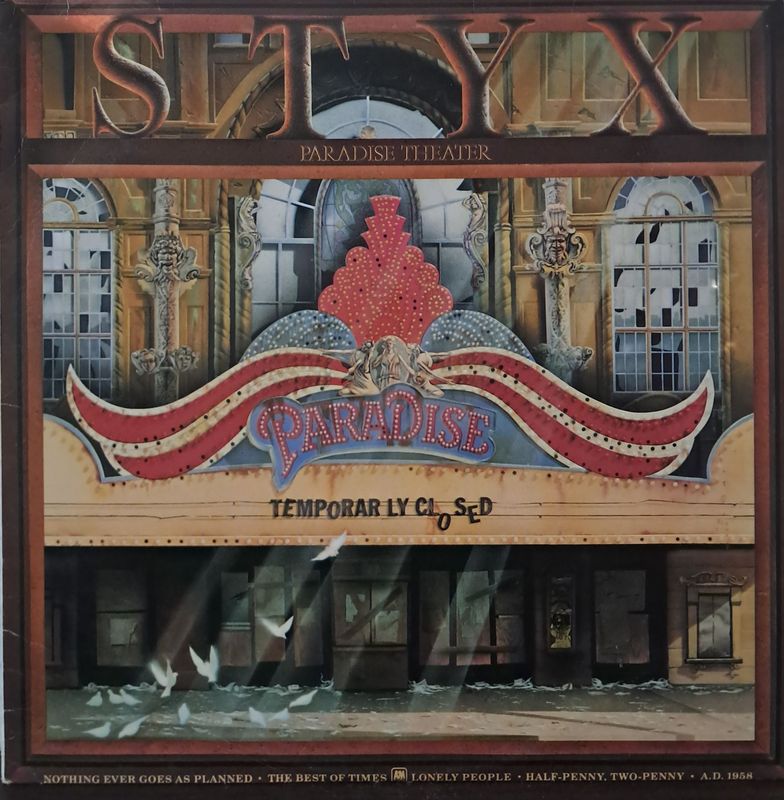 Styx – Paradise Theatre (Europe Pressing) (Reissue) (1990)