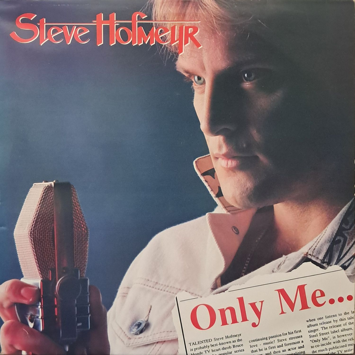 Steve Hofmeyr – Only Me... (1990) Steve Hofmeyr – Only Me... (1990)