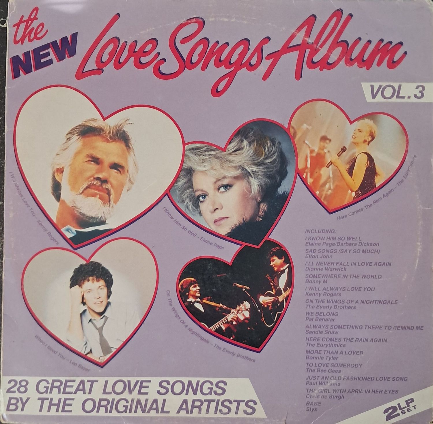 Various – The Love Songs Album, Vol. 3 (2 x Vinyl - 1985) Various – The Love Songs Album, Vol. 3 (2 x Vinyl - 1985)