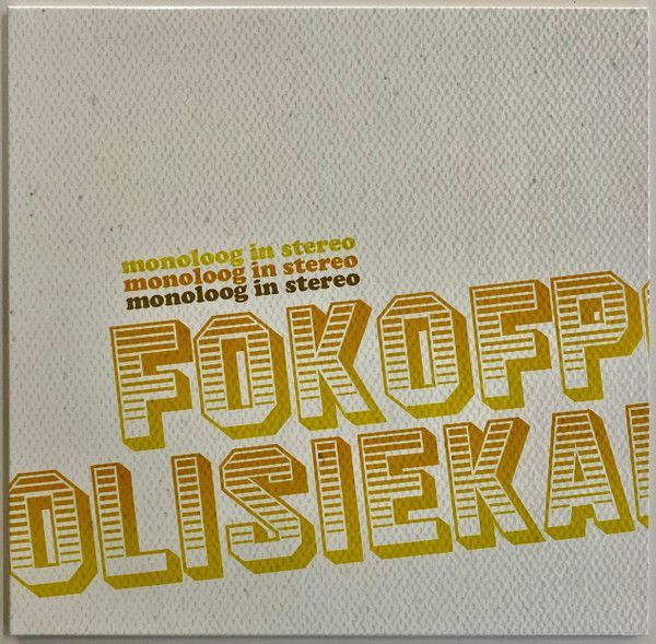 Fokofpolisiekar – Monoloog In Stereo (110G Gold Digger 10 Fokofpolisiekar – Monoloog In Stereo (110G Gold Digger 10" Vinyl - EP - Limited Edition - 2025 - Sealed)