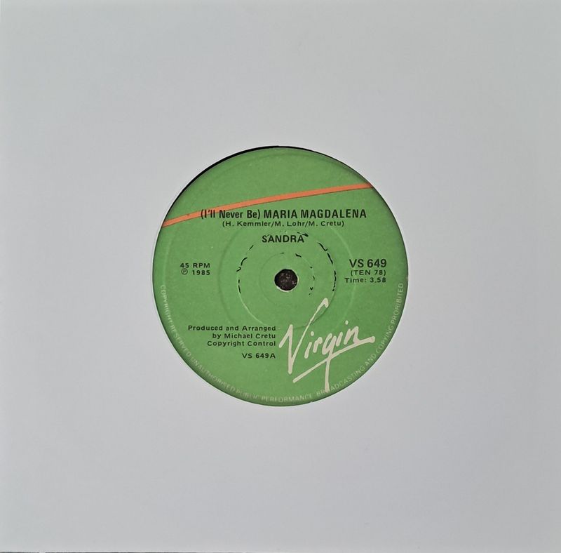 Sandra – (I'll Never Be) Maria Magdalena (7"Single - 1985)