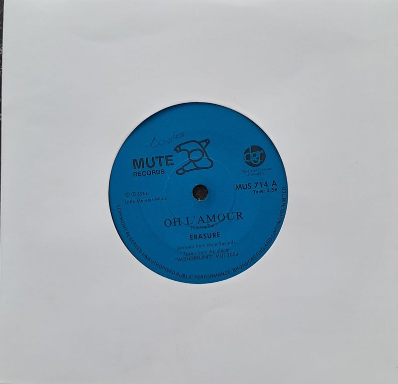 Erasure – Oh L'Amour (7"Single - 1986)