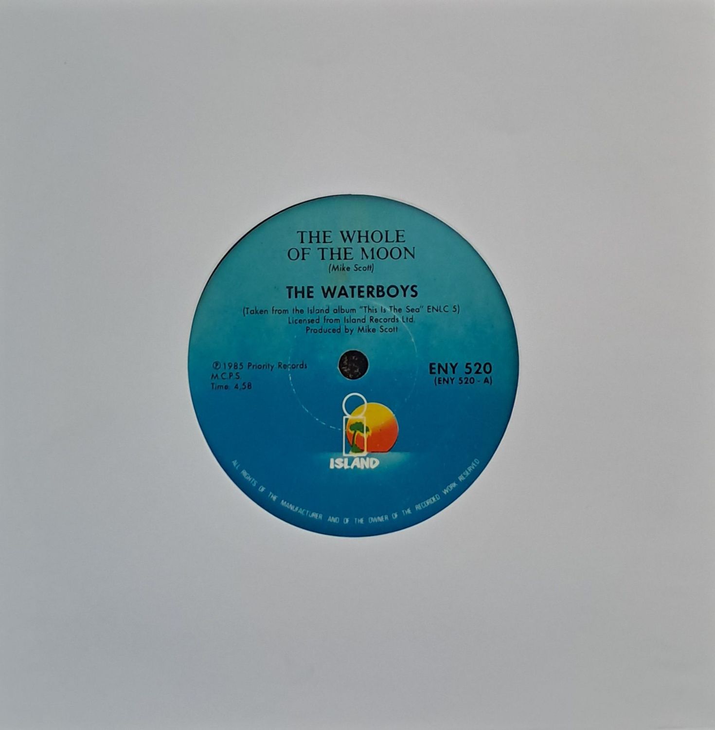 The Waterboys – The Whole Of The Moon (7"Single - 1985)