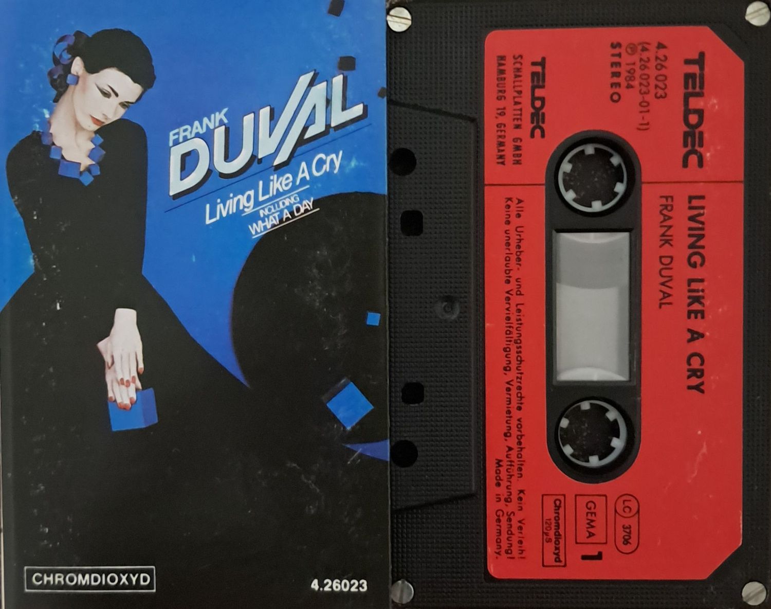 Frank Duval – Living Like A Cry (Germany Pressing - 1984)