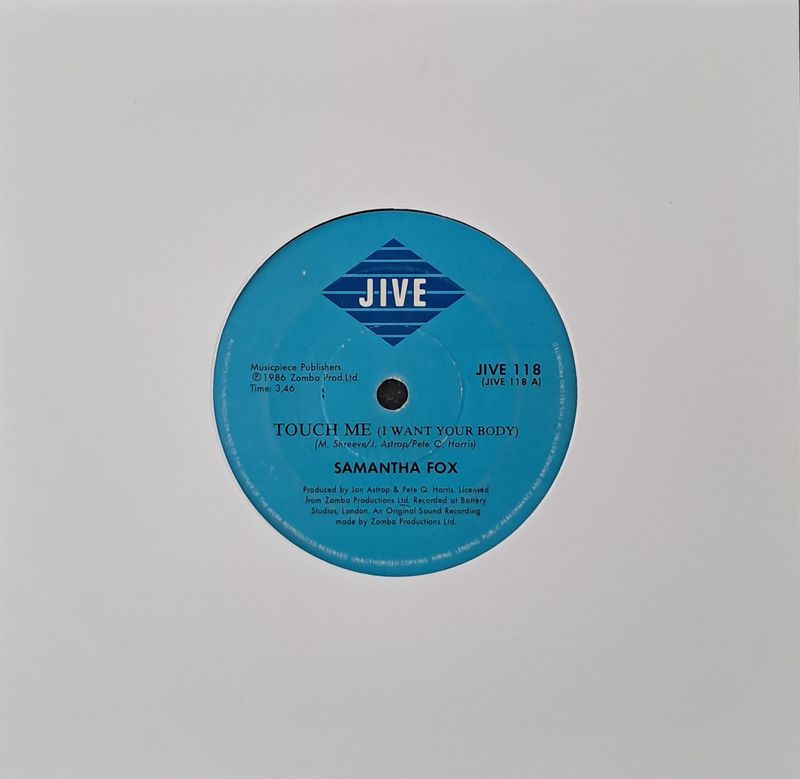 Samantha Fox – Touch Me (I Want Your Body) (7"Single - 1986)
