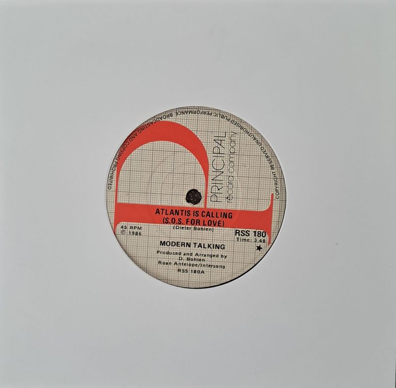Modern Talking – Atlantis Is Calling (S.O.S. For Love) (7"Single - 1986)