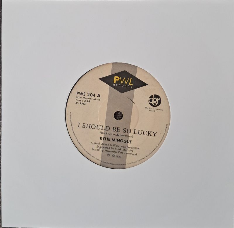 Kylie Minogue – I Should Be So Lucky (7"Single - 1987)