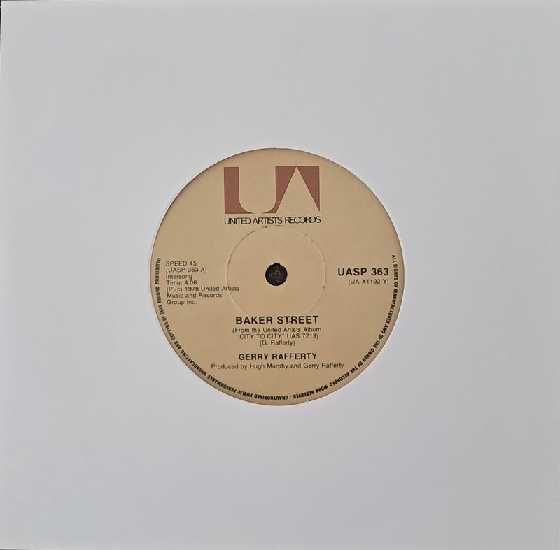 Gerry Rafferty – Baker Street (7"Single - 1978)