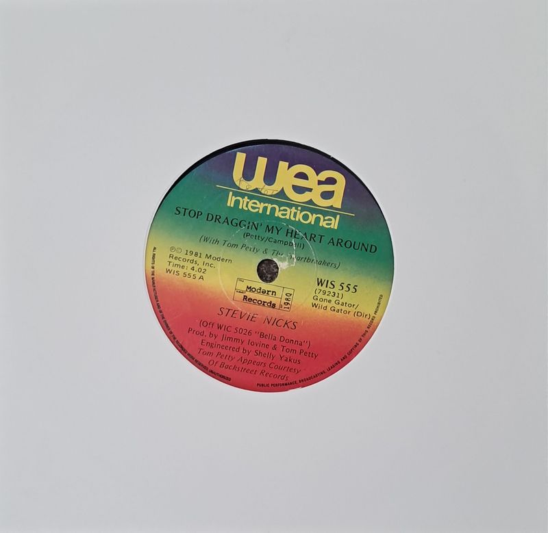 Stevie Nicks With Tom Petty And The Heartbreakers – Stop Draggin' My Heart Around (7"Single - 1981)