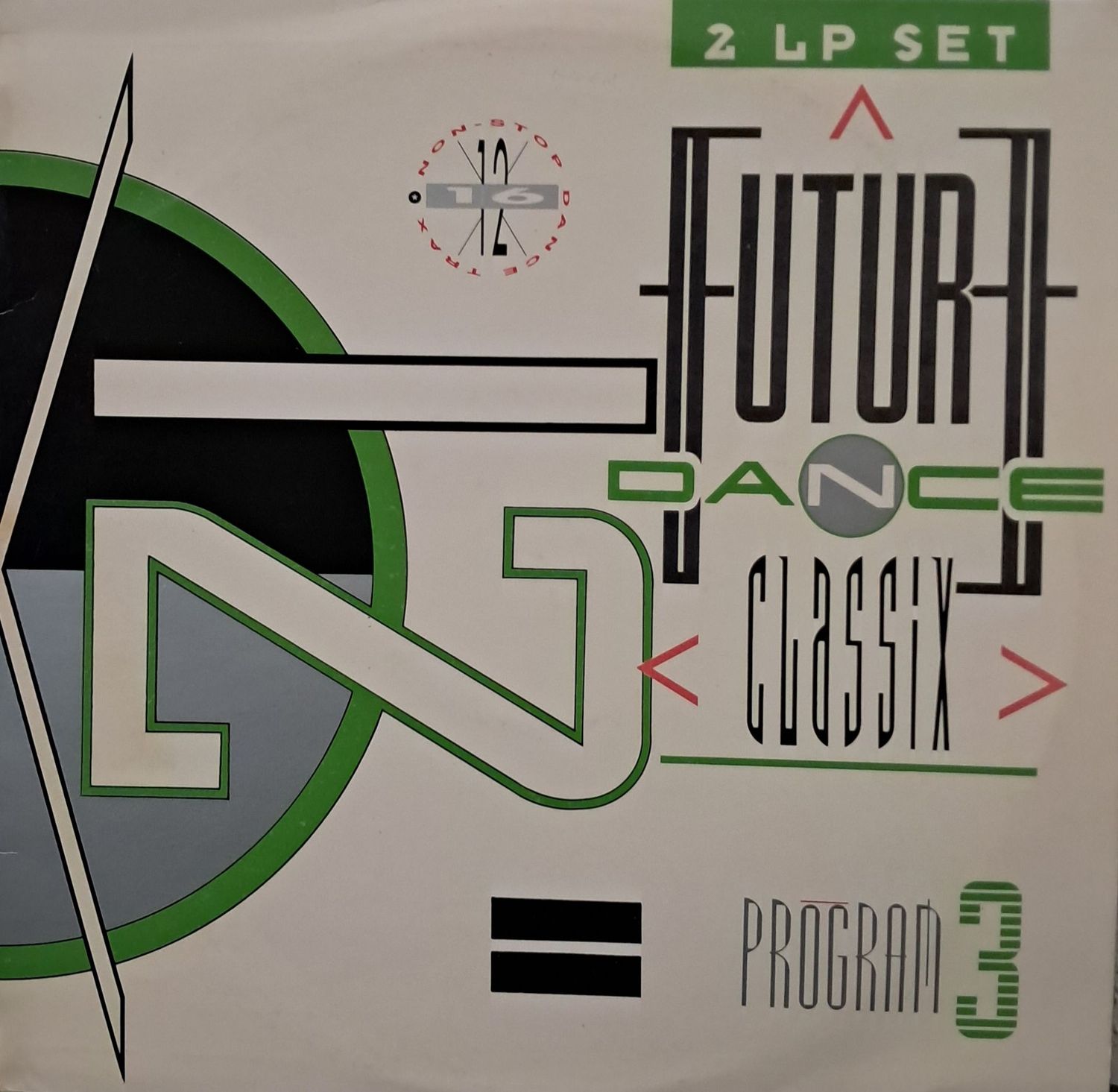 Various – Future Dance Classix Program 3 (2XLP - Mixed and Green Vinyl - 1991)