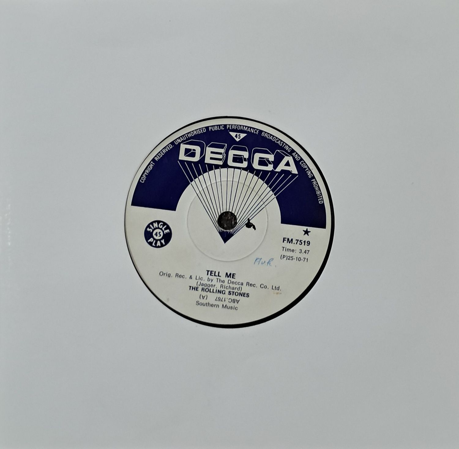 The Rolling Stones – Tell Me / Paint It, Black (7 The Rolling Stones – Tell Me / Paint It, Black (7"Single - 1971)