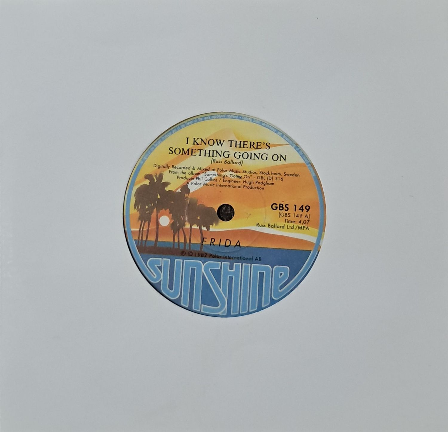 Frida – I Know There's Something Going On (7 Frida – I Know There's Something Going On (7"Single - 1982)