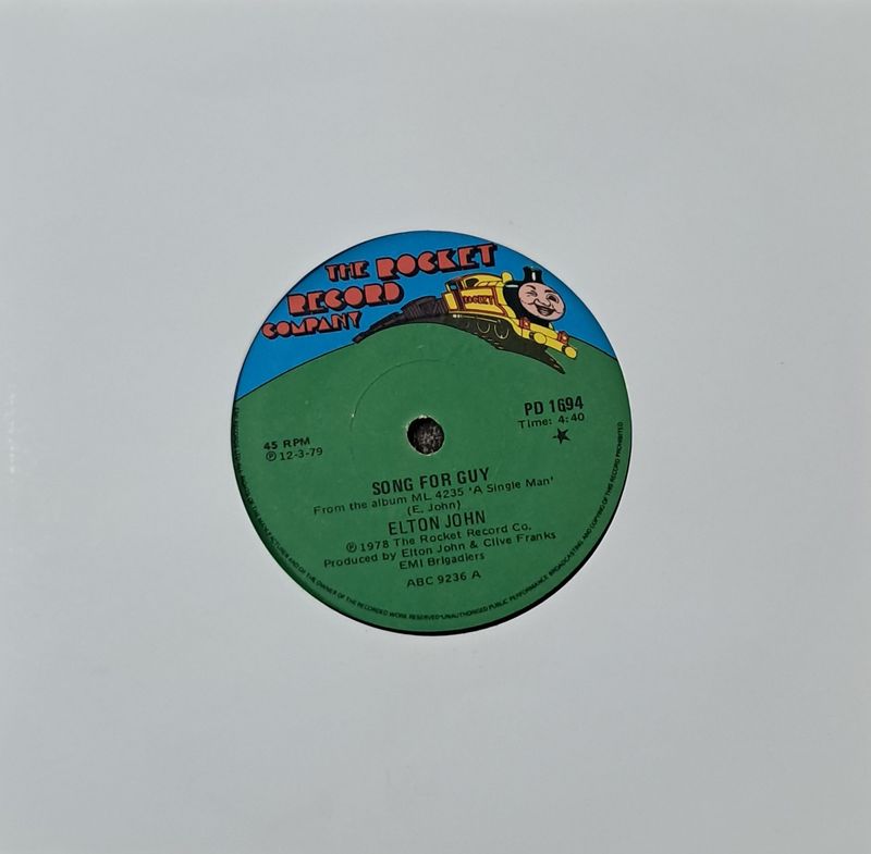 Elton John – Song For Guy (7"Single - Green Label -  1979)
