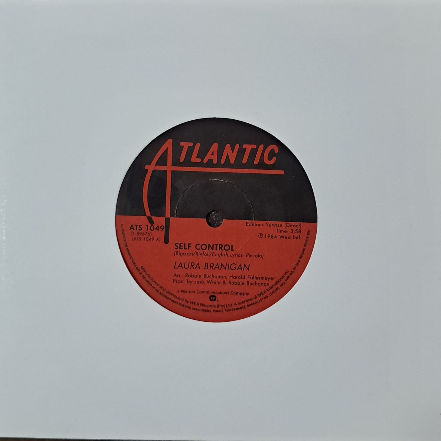 Laura Branigan – Self Control (7 Laura Branigan – Self Control (7"Single - 1984)