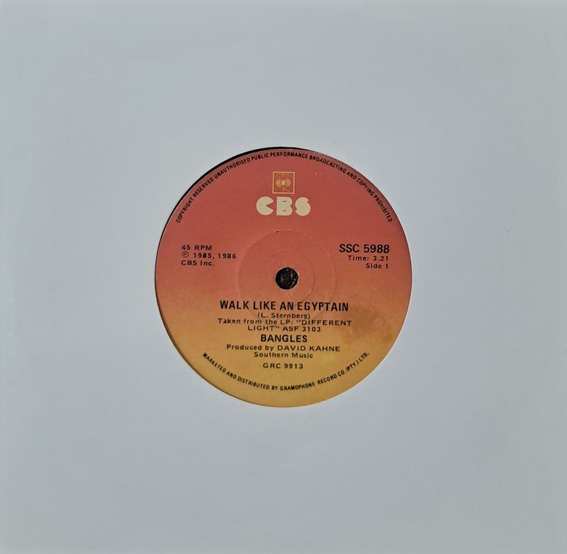 Bangles – Walk Like An Egyptian (7"Single - 1986)