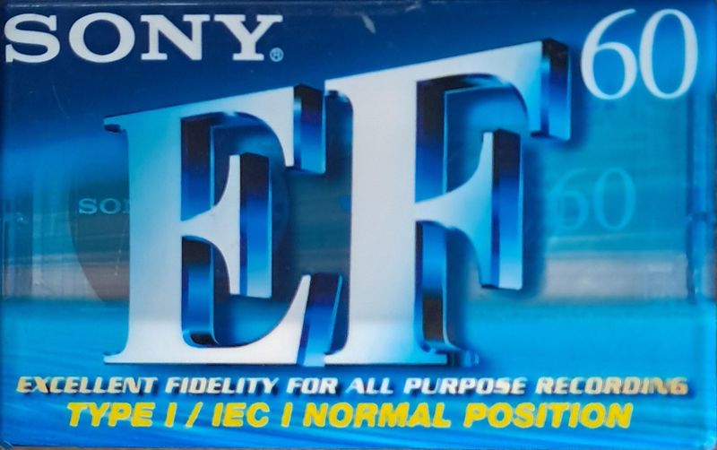 Sony C-60EFB Blank Audio Cassette Tape (Sealed)