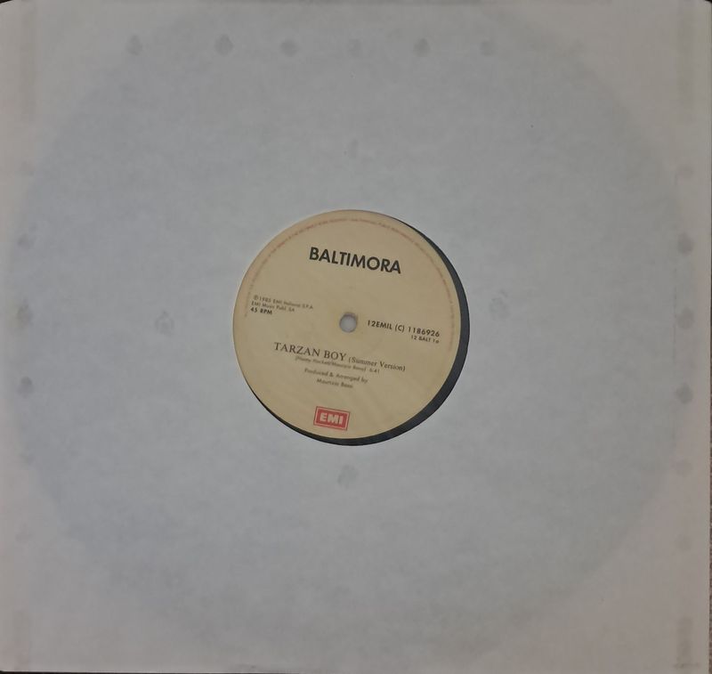 Baltimora – Tarzan Boy (12" Maxi - 45RPM - 1985)