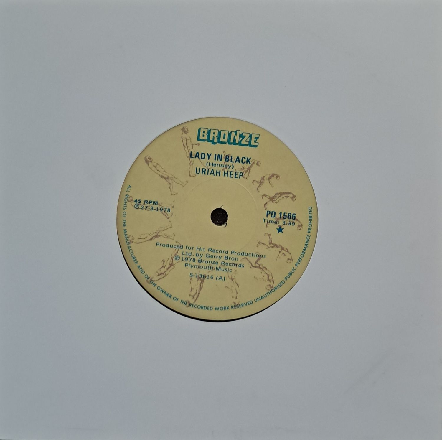 Uriah Heep – Lady In Black / Simon The Bullit Freak (7"Single - Translucent Green - 1978)