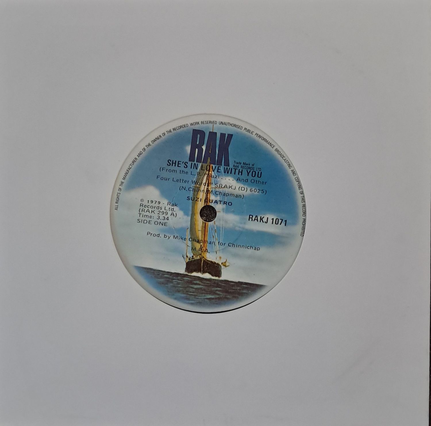 Suzi Quatro – She's In Love With You (7"Single - 1979)