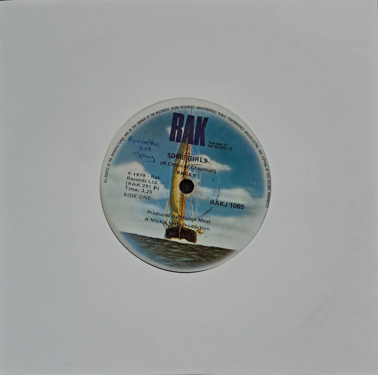 Racey – Some Girls (7"Single - 1979)