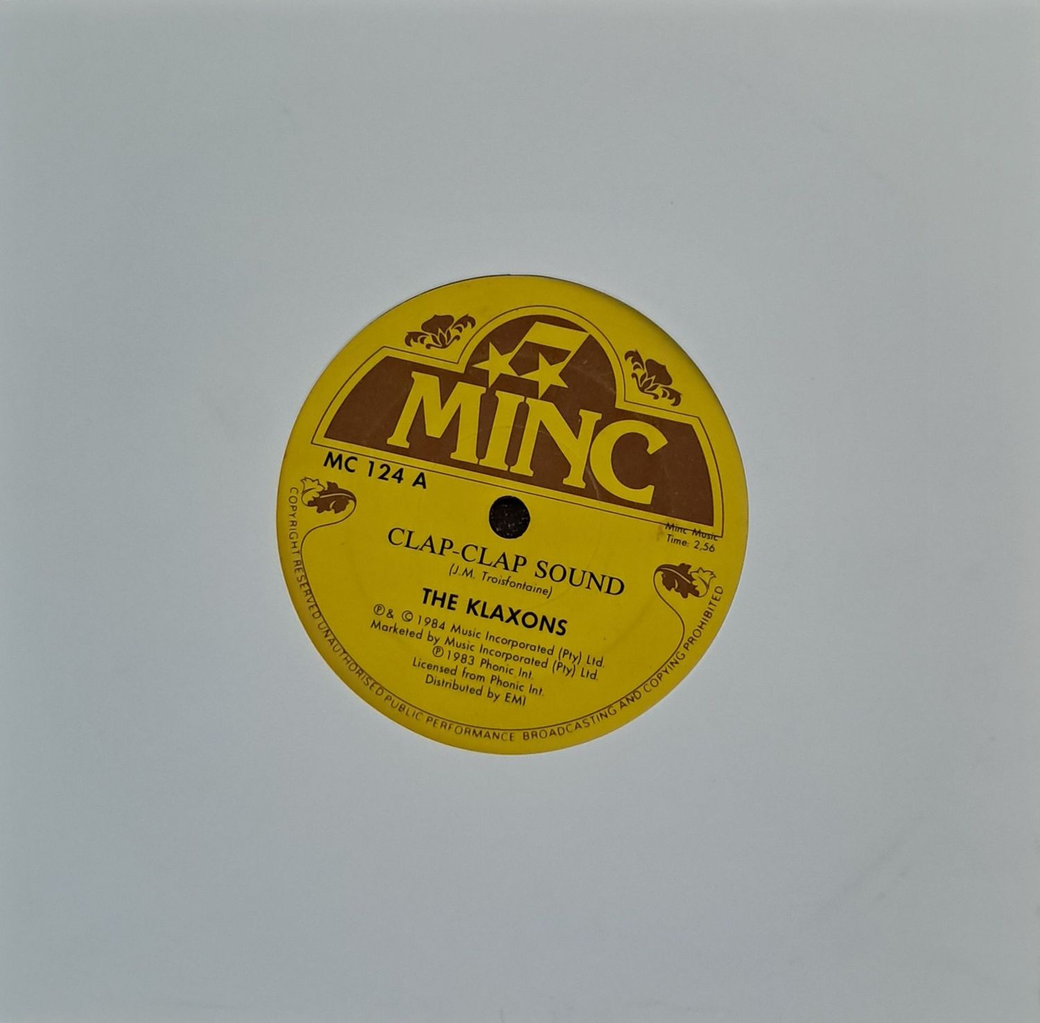 The Klaxons – Clap-Clap Sound (7"Single - 1983)