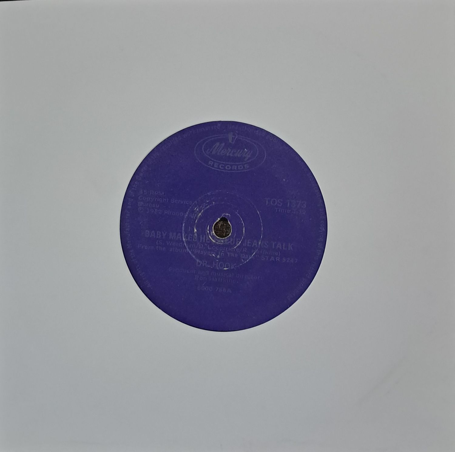 Dr. Hook – Baby Makes Her Blue Jeans Talk (7"Single - 1982)