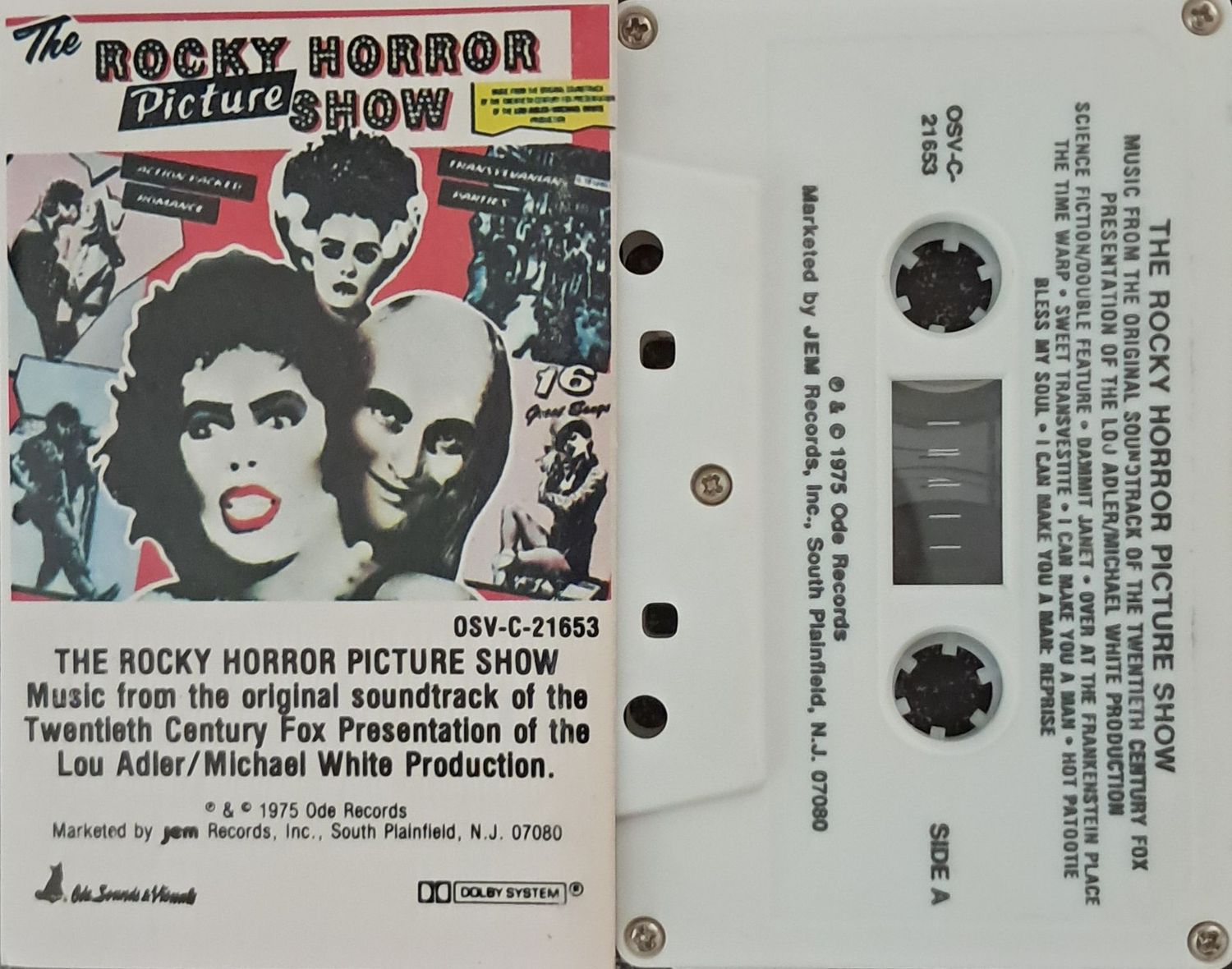 Various – The Rocky Horror Picture Show (Music From The Original Soundtrack Of The Twentieth Century Fox Presentation Of The Lou Adler / Michael White Production) (US Pressing - 1980)
