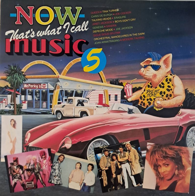 Various – Now That's What I Call Music 5 (1XLP +1X Pink Translucent 12" 45 RPM Maxi Vinyl - 1986 - Gatefold)