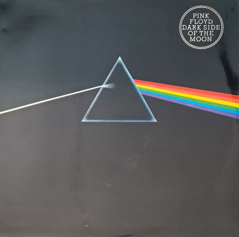 Pink Floyd – The Dark Side Of The Moon ( Rare Solid Blue Prism Labels - 1973 - Gatefold)