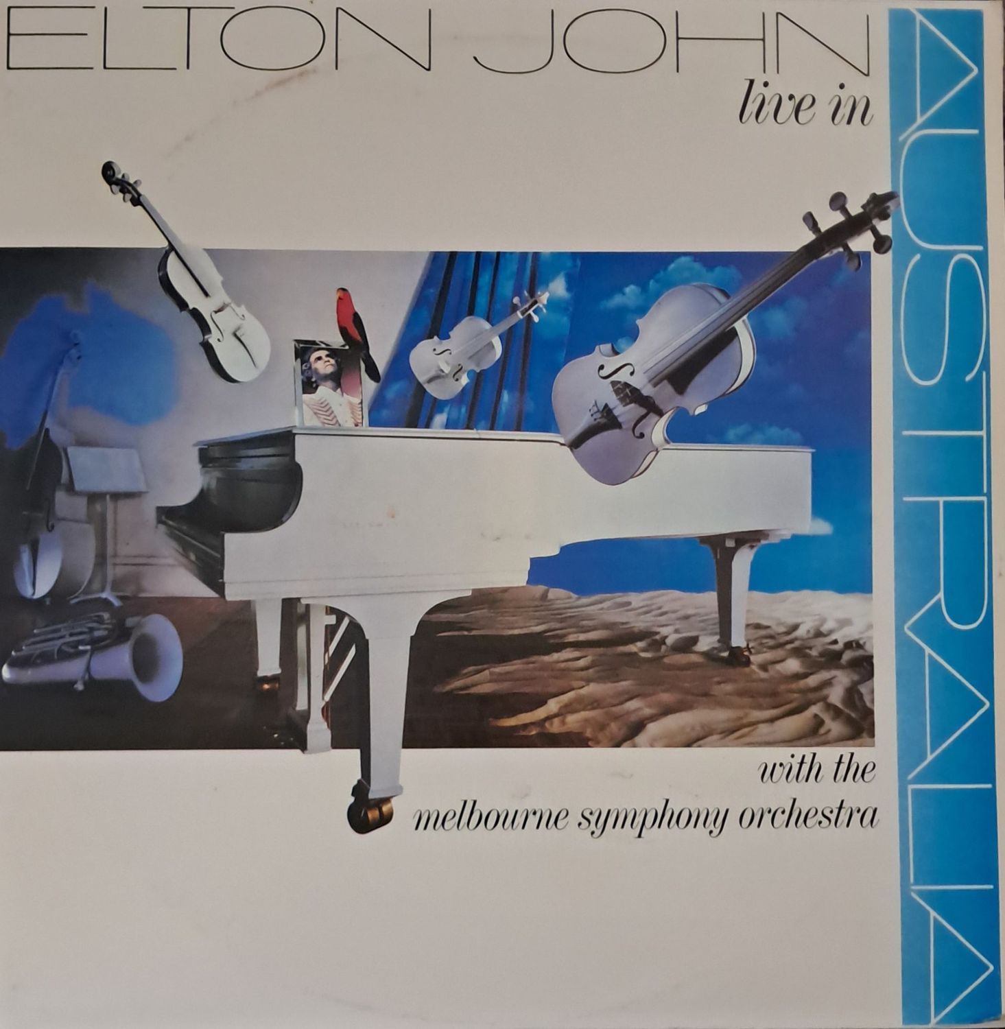 Elton John – Live In Australia (With The Melbourne Symphony Orchestra) (2XLP - 1987 - Gatefold)
