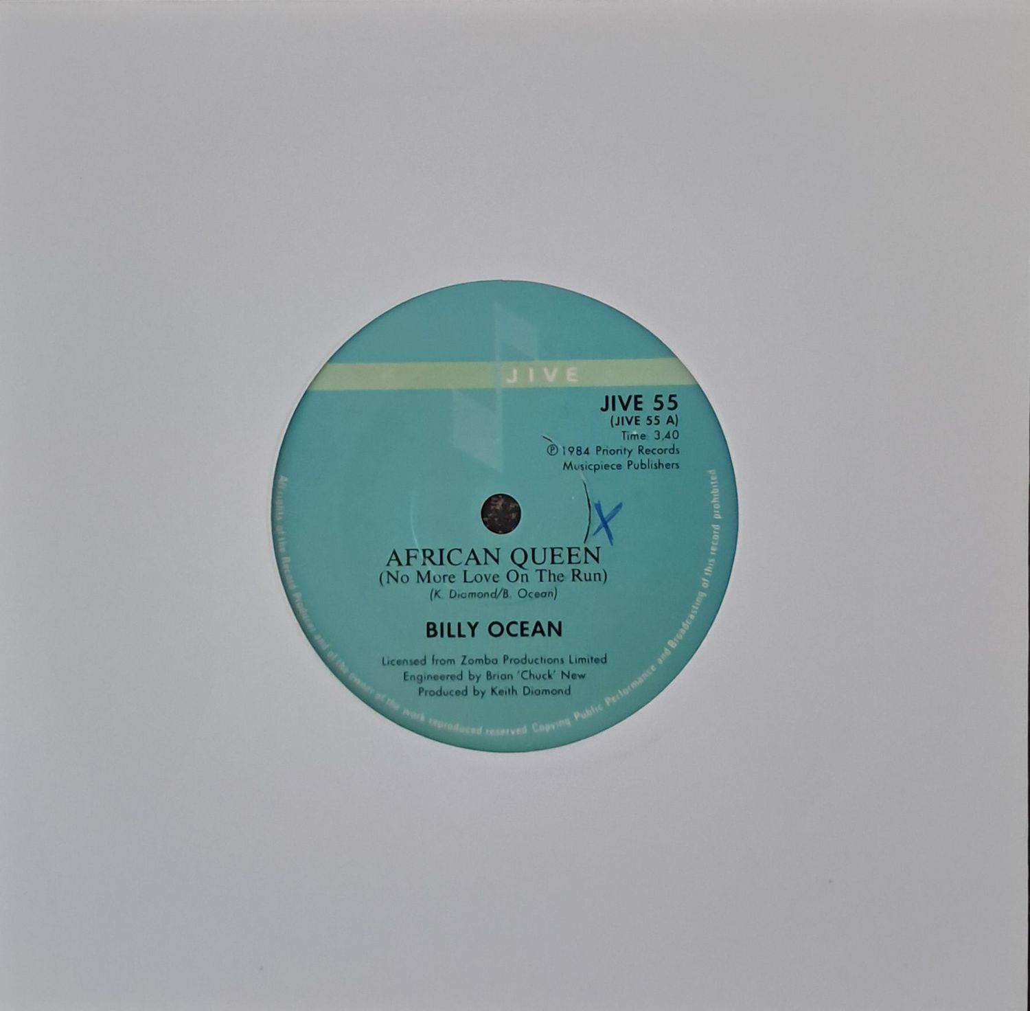 Billy Ocean – African Queen (No More Love On The Run) (7 Billy Ocean – African Queen (No More Love On The Run) (7"Single - 1984)