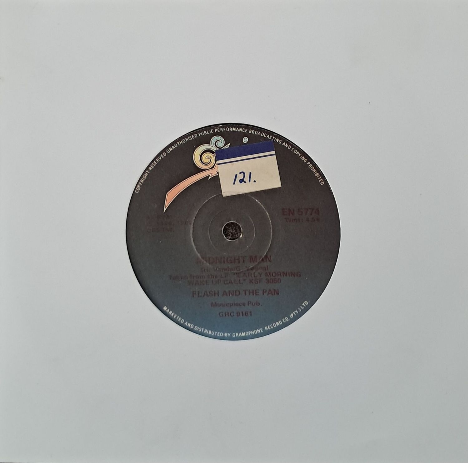 Flash & The Pan – Midnight Man (7"Single - 1985