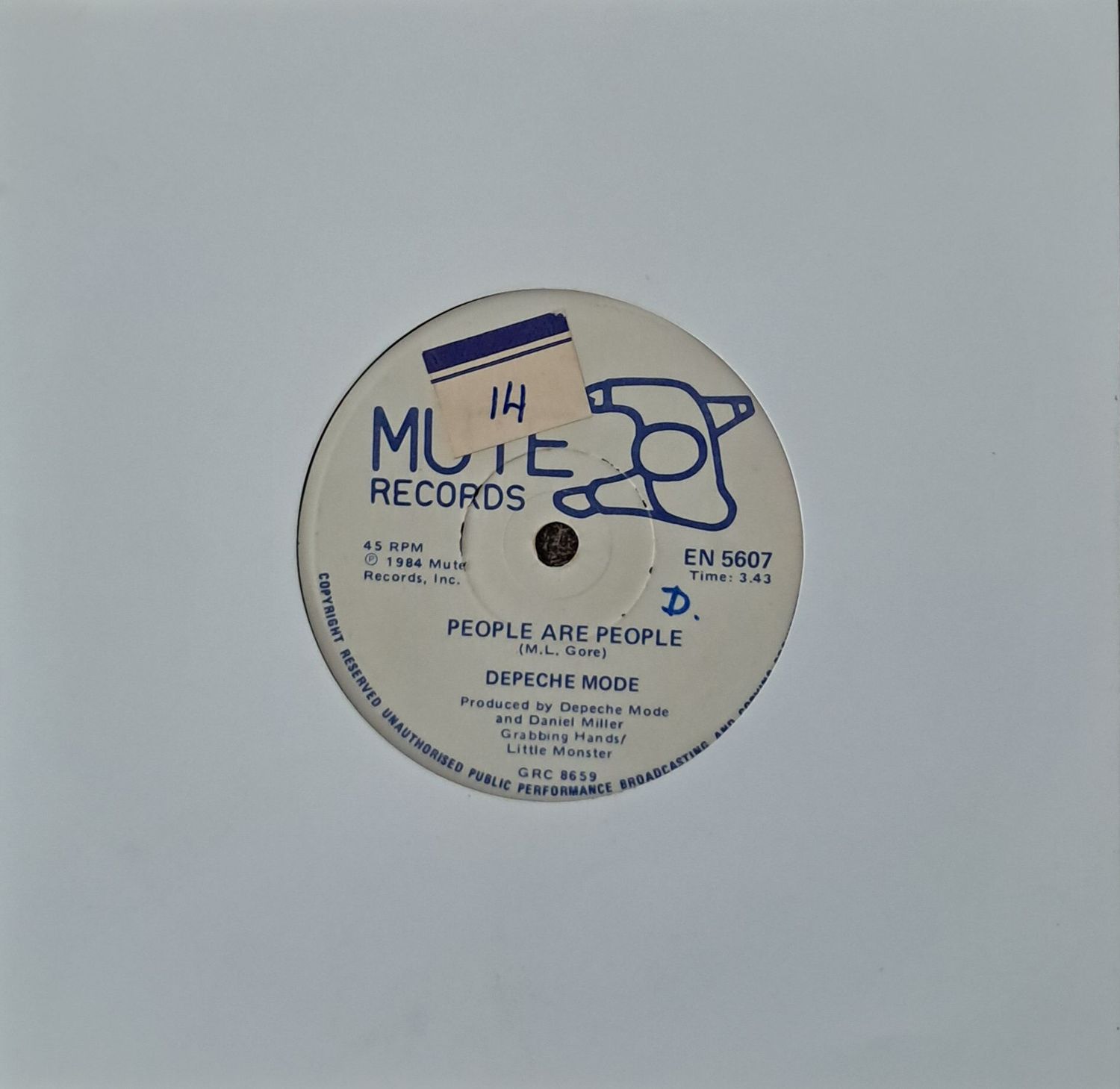 Depeche Mode – People Are People (7"Single - 1984)