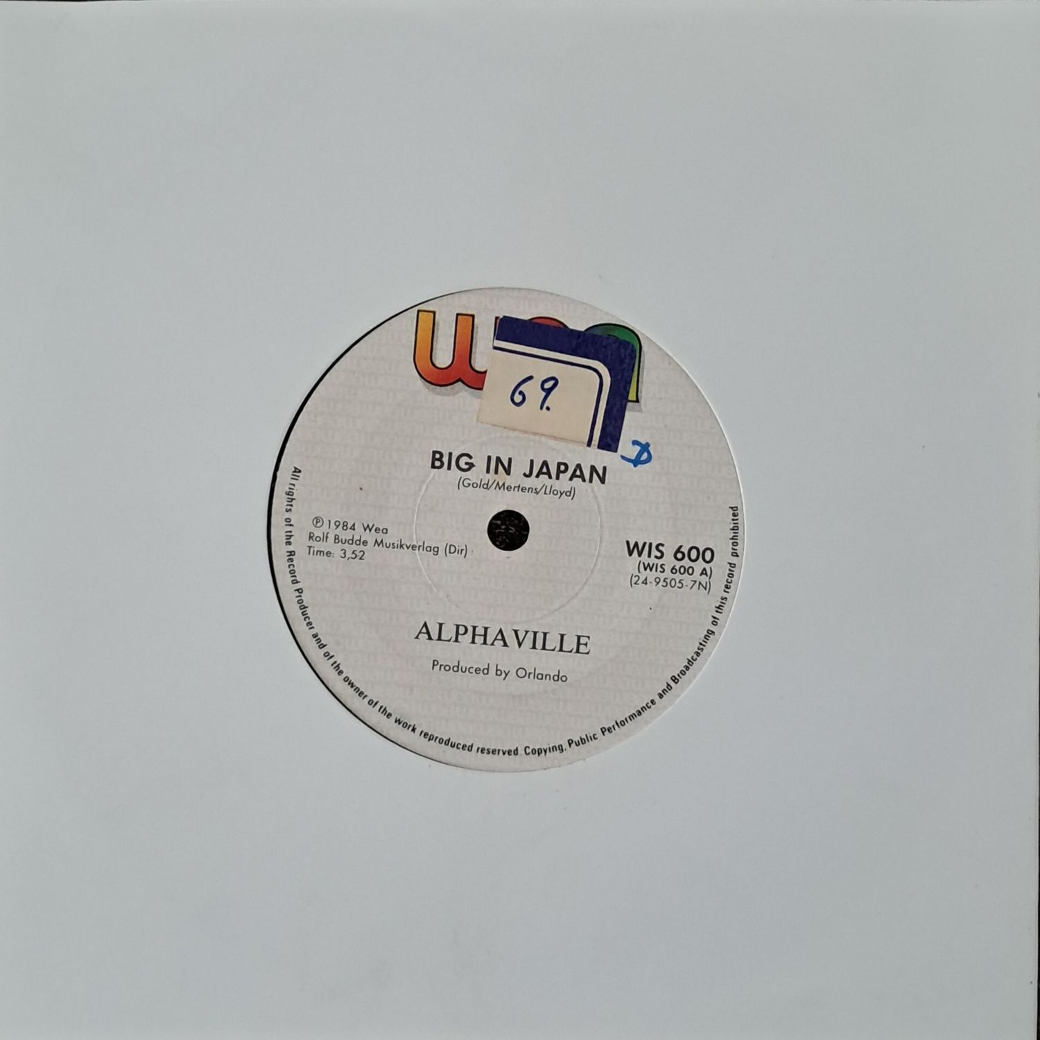 Alphaville – Big In Japan (7"Single - 1984)