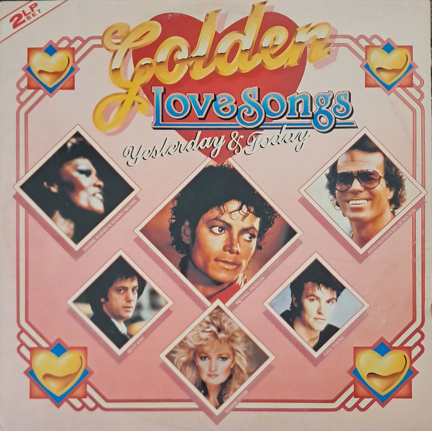 Various – Golden Love Songs Yesterday & Today (2xPink Vinyl - 1984 - Gatefold)