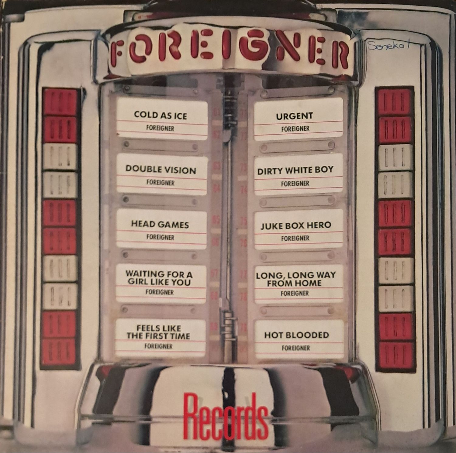 Foreigner – Records (1982 - Die-Cut/Embossed Gatefold) Foreigner – Records (1982 - Die-Cut/Embossed Gatefold)