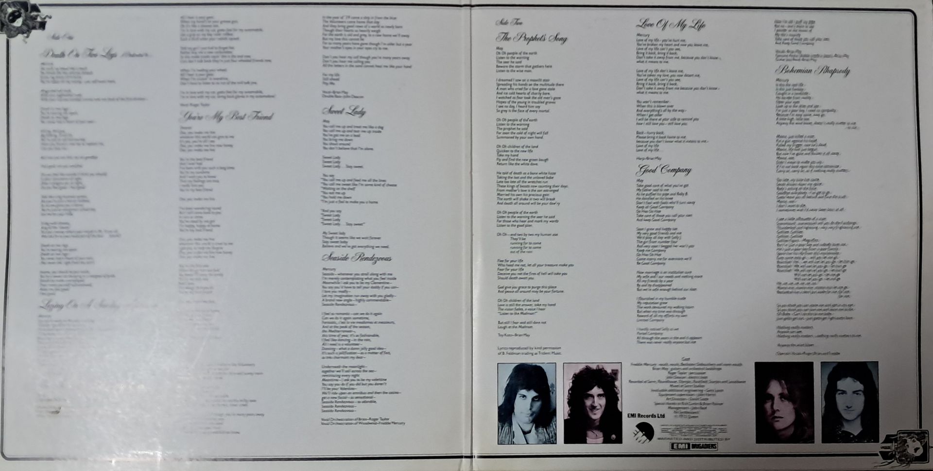 Queen – A Night At The Opera (1975 - Gatefold)