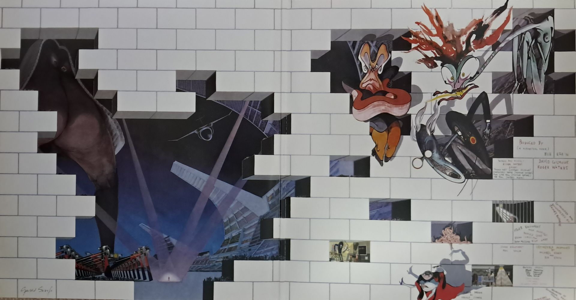 Pink Floyd – The Wall (UK & Europe Pressing - 2 x LP - Reissue - Remastered - Stereo - 180G Heavyweight Vinyl - Gatefold - 2012)