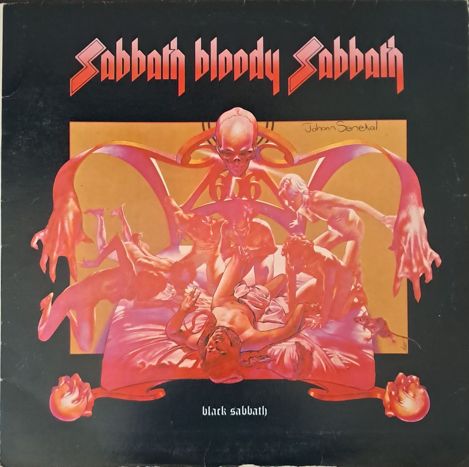 Black Sabbath – Sabbath Bloody Sabbath (1973 -  Blue / Silver Vertigo Swirl - Gatefold)