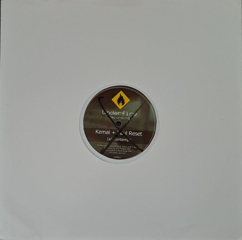 Kemal + Paul Reset / Stakka + K.Tee – Kontempt / Rubber Bullet (12"Maxi - UK Pressing - 2001)