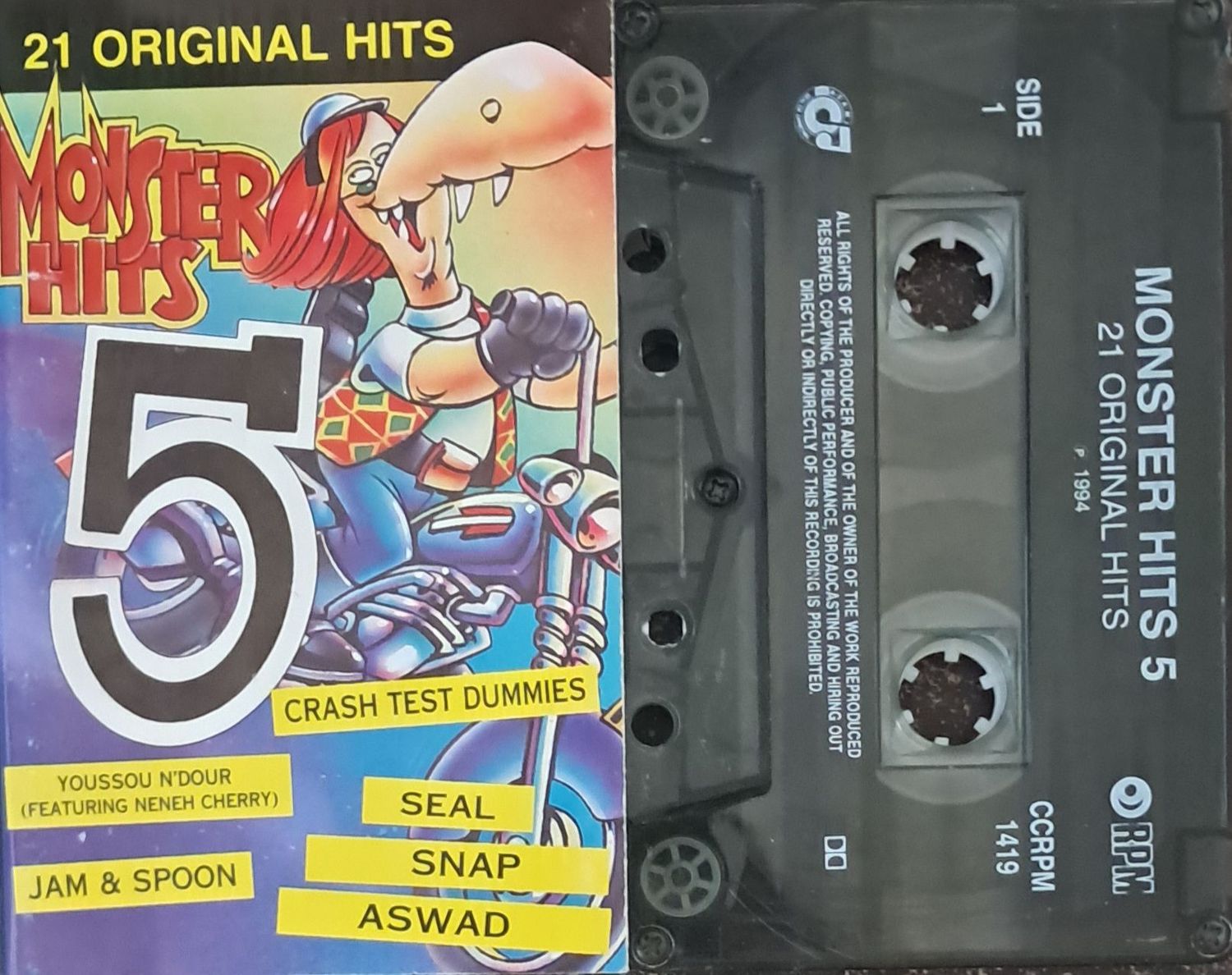 Various – Monster Hits Volume 5 (1994) Various – Monster Hits Volume 5 (1994)