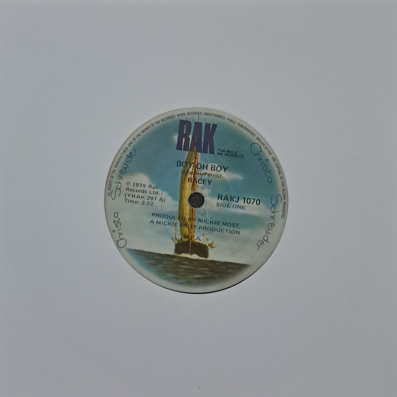 Racey – Boy Oh Boy (7 Racey – Boy Oh Boy (7"Single - 1979)