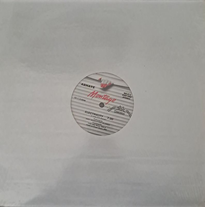 Ashaye – Electricity (12"Maxi - US Pressing - 33RPM -  1983)