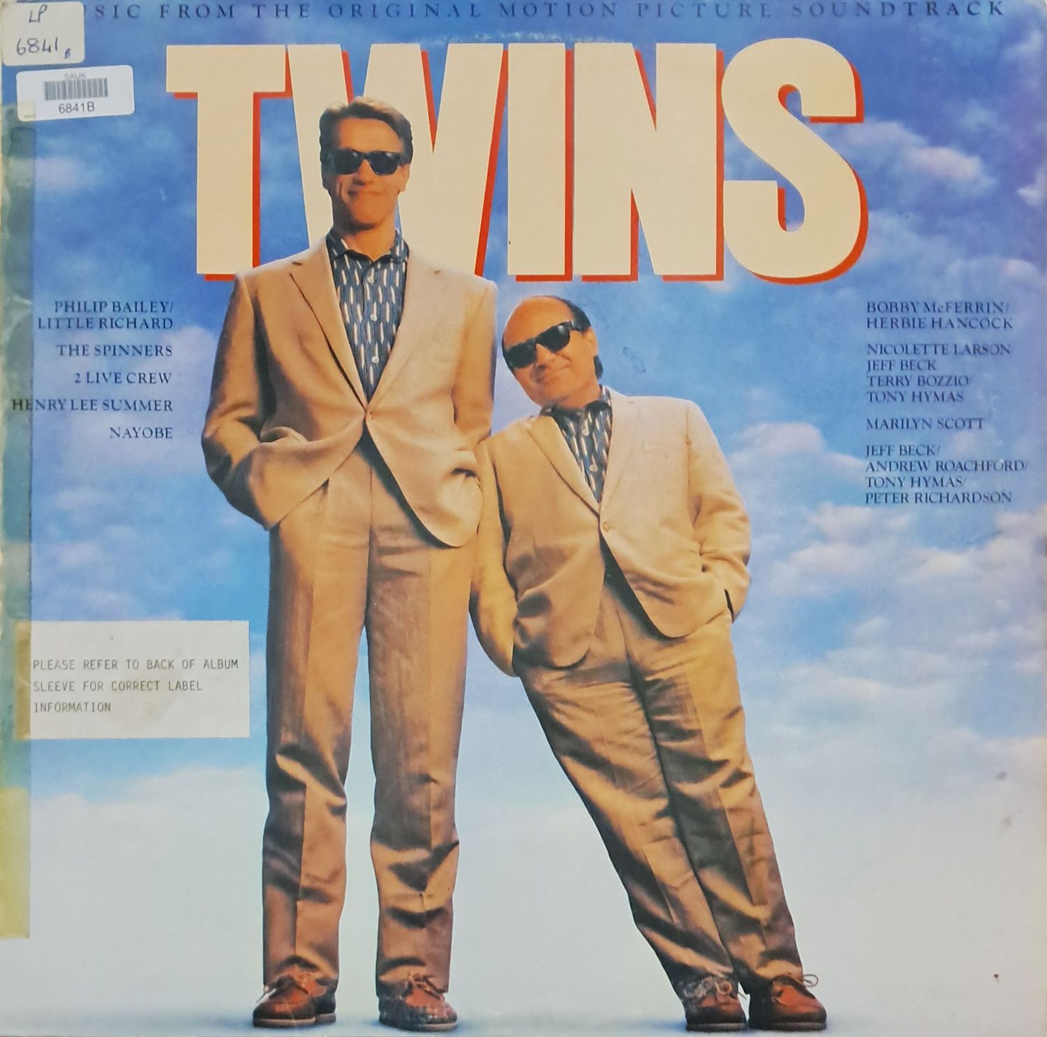 Various – Music From The Original Motion Picture Soundtrack Twins (1989) Various – Music From The Original Motion Picture Soundtrack Twins (1989)